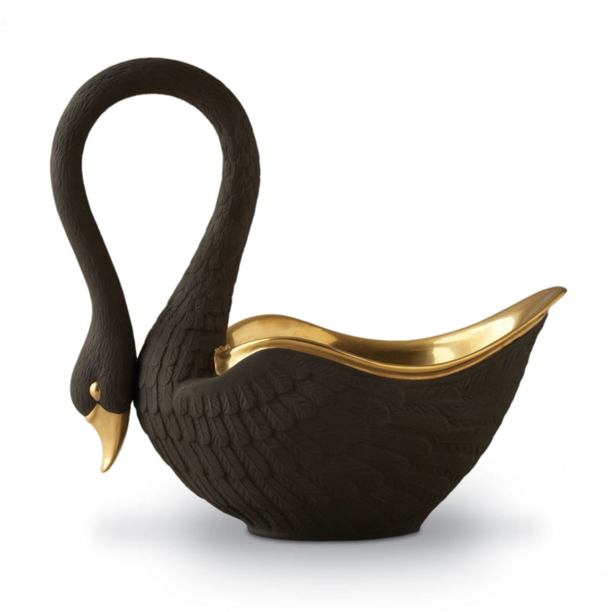 L’Objet I Swan Bowl Large Black