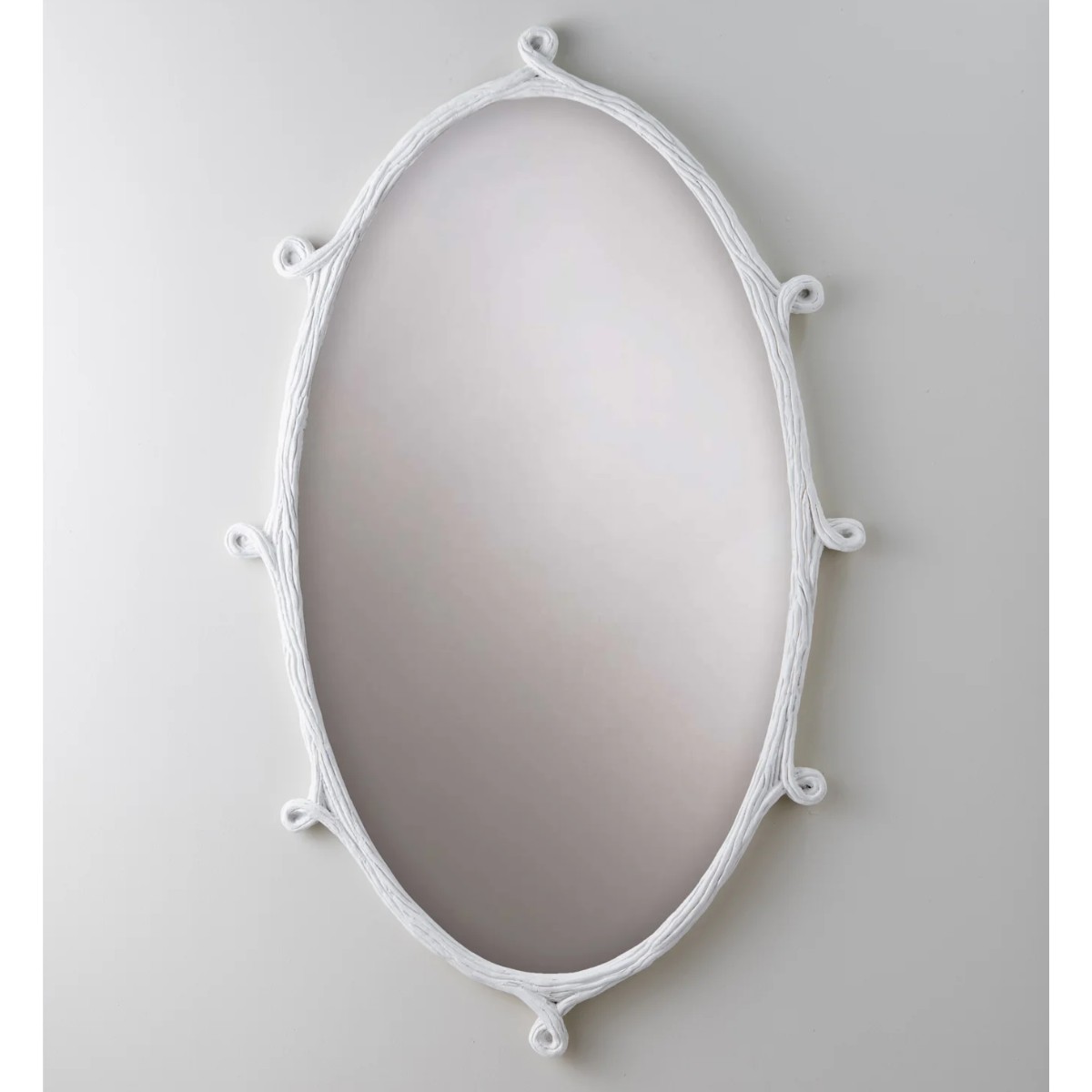 Porta Romana | Jolly Mirror |Plaster White