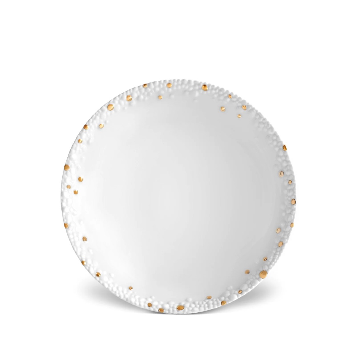 L’Objet | Haas Mojave Soup Plate | White and Gold