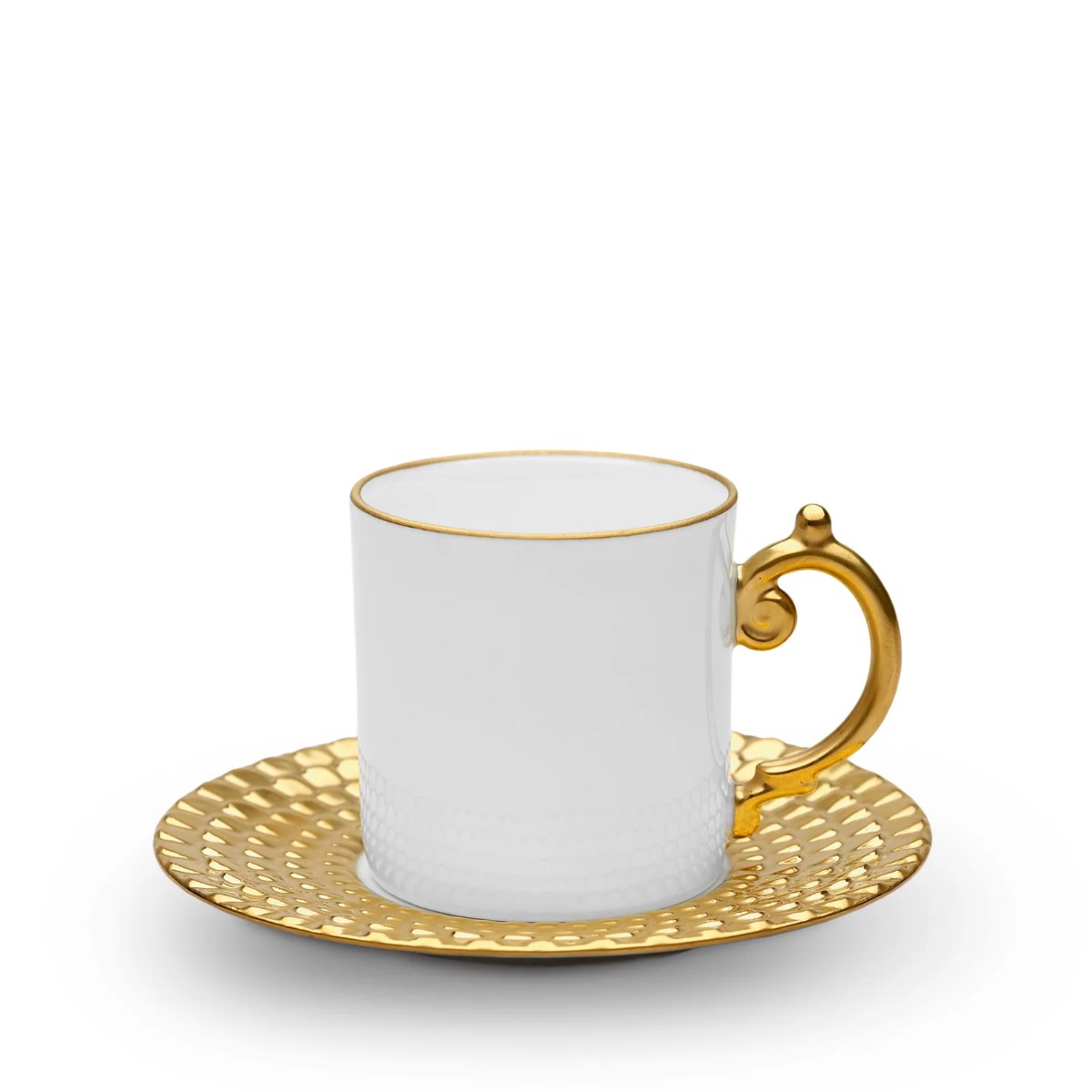L’Objet | Aegean Espresso Cup + Saucer | Gold