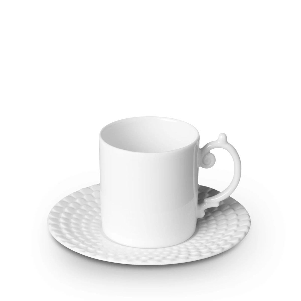 L’Objet | Aegean Espresso Cup + Saucer | White