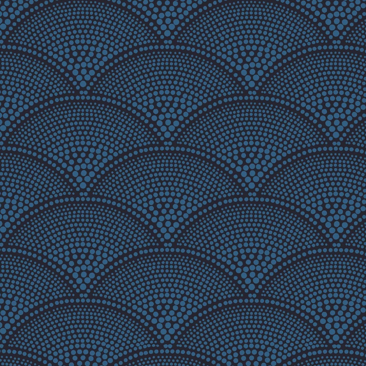 Cole & Son | Feather Fan Jacquard | Hyacinth on Charcoal