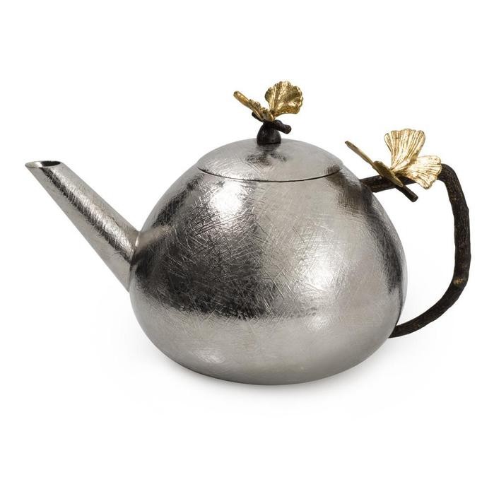 Michael Aram I Butterfly Ginkgo Round Teapot