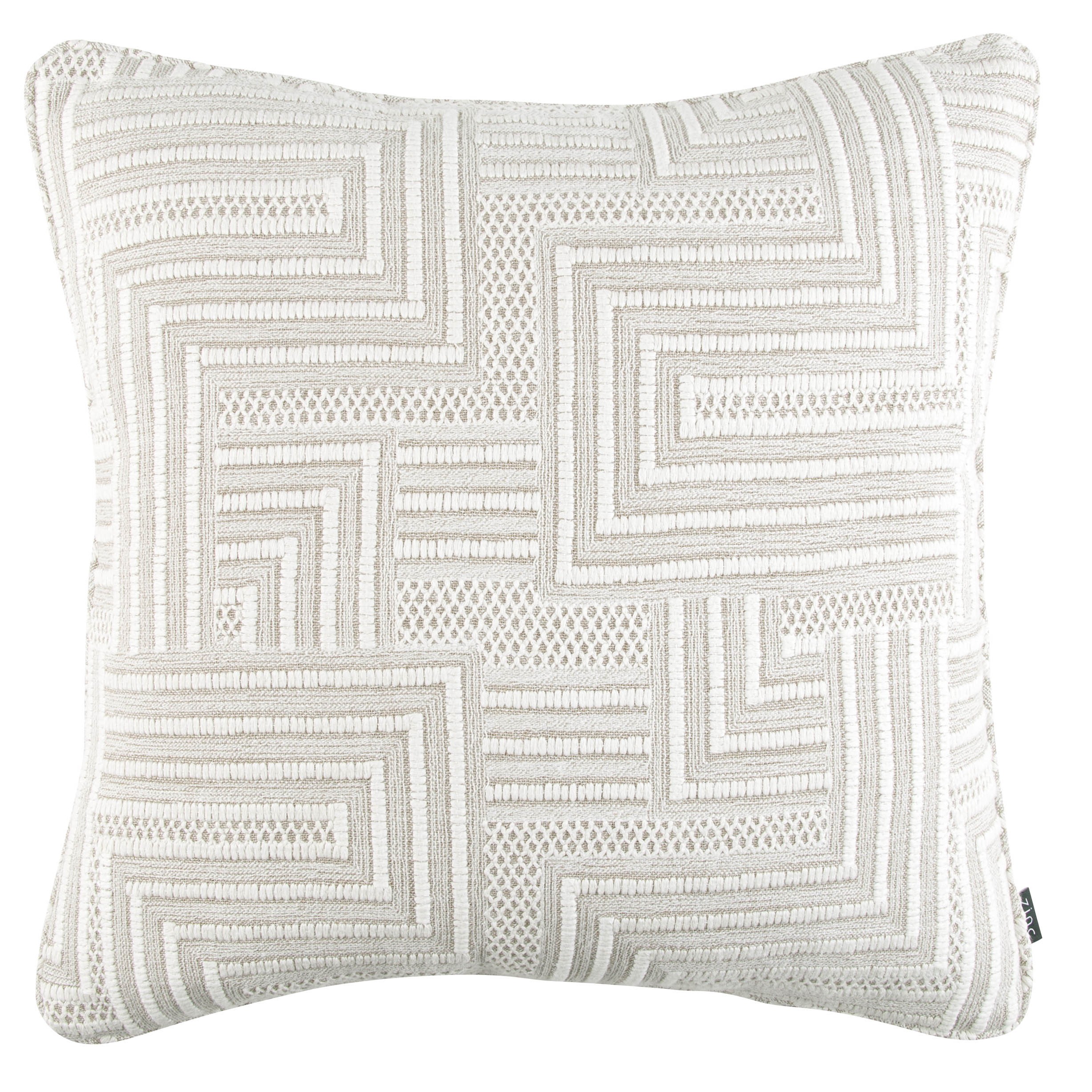Zinc Romo I Macrame Cushion | Linen 50x50cm