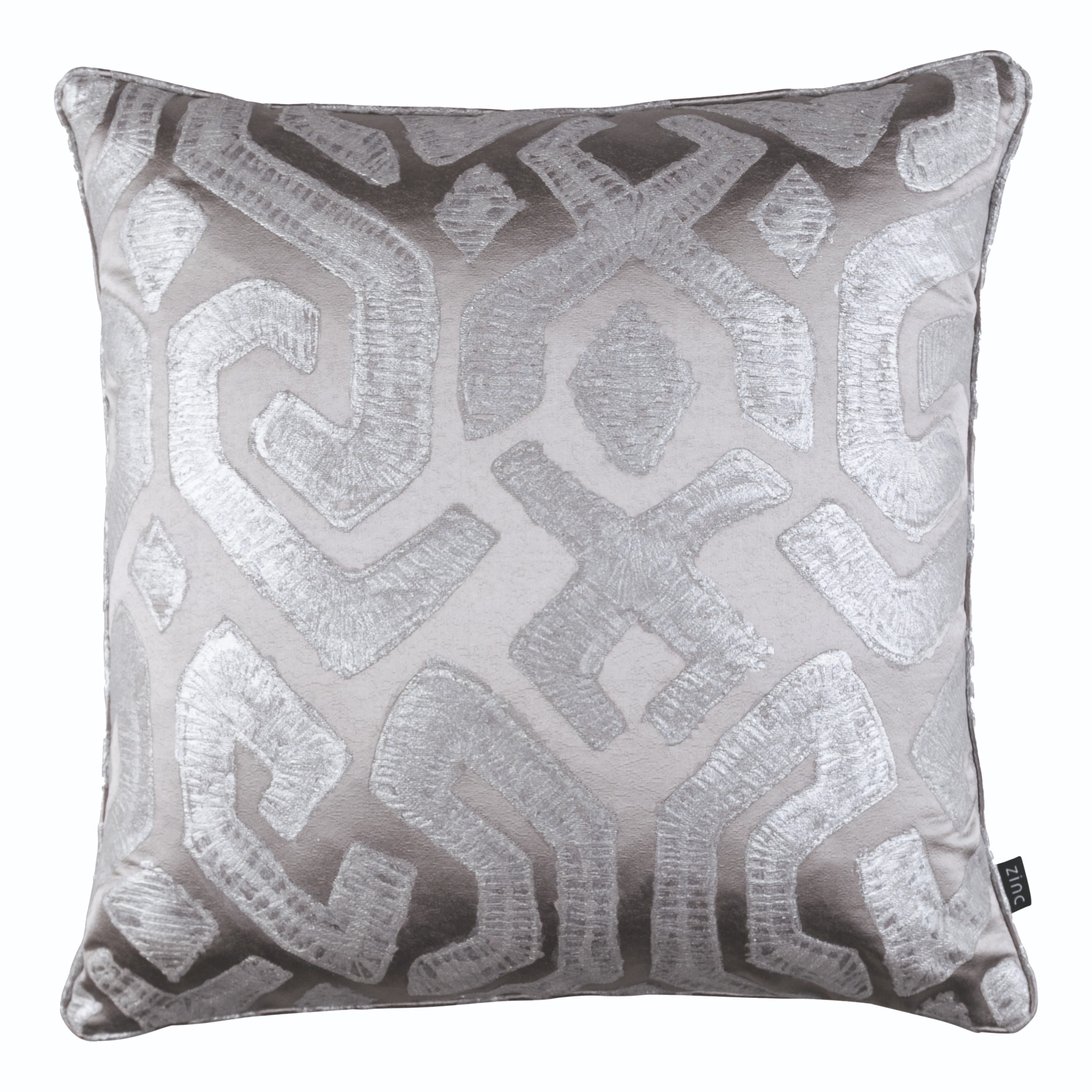 Zinc Romo I Dammuso Cushion | Silver Grey 50x50cm