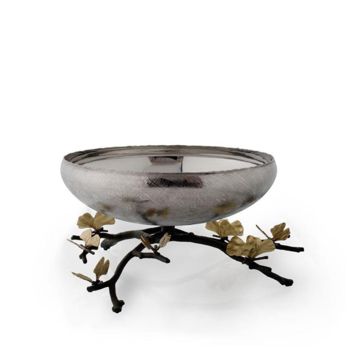 Michael Aram I Butterfly Ginkgo Footed Centerpiece Bowl