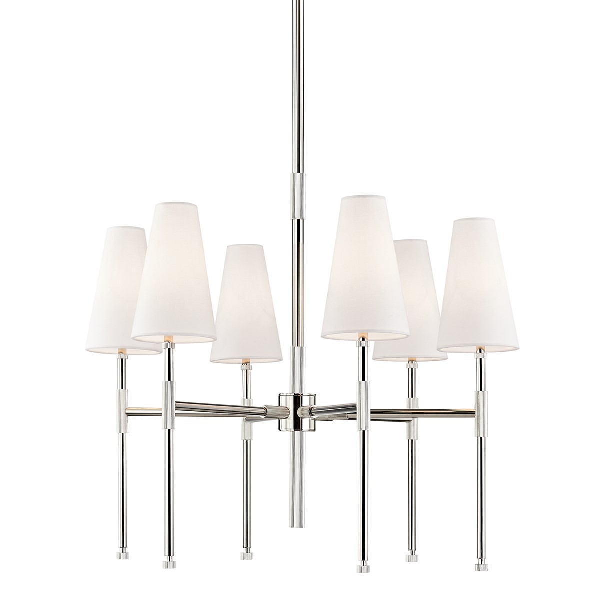 Hudson Valley | Bowery Chandelier | Polished Nickel