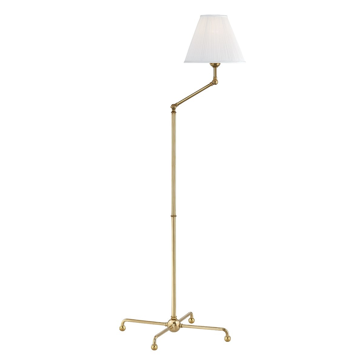 Hudson Valley I Classic No 1 Floor Lamp I Aged Brass