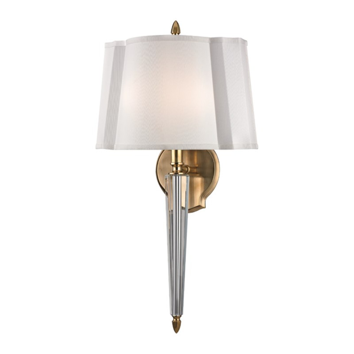 Hudson Valley I Oyster Bay Wall Sconce I Aged Brass