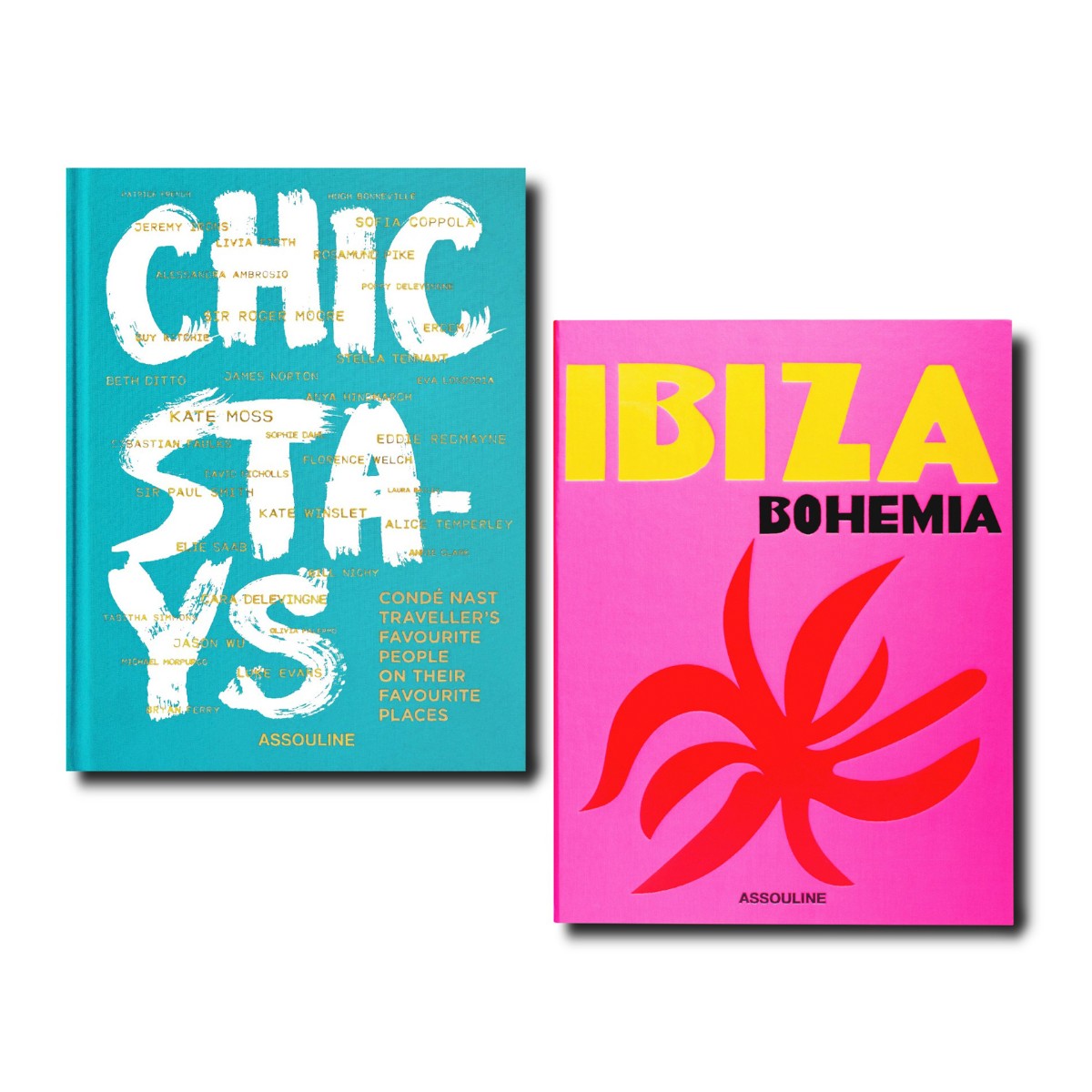 Assouline I Travel Book Bundle | Chic Stays and Ibiza Bohemia