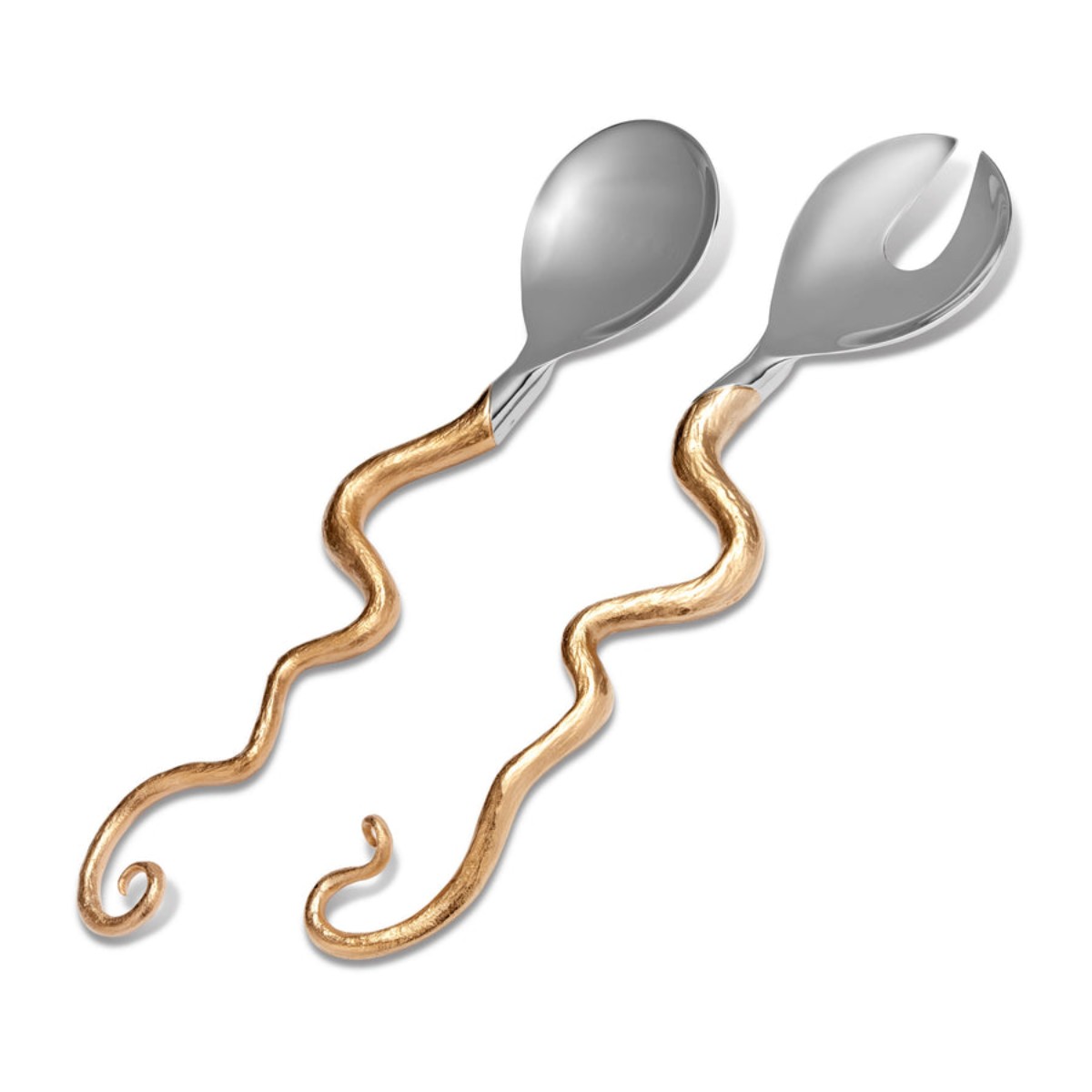 L’Objet | HAAS Brothers | Haas Twisted Horn Serving Set (2 Piece Set)
