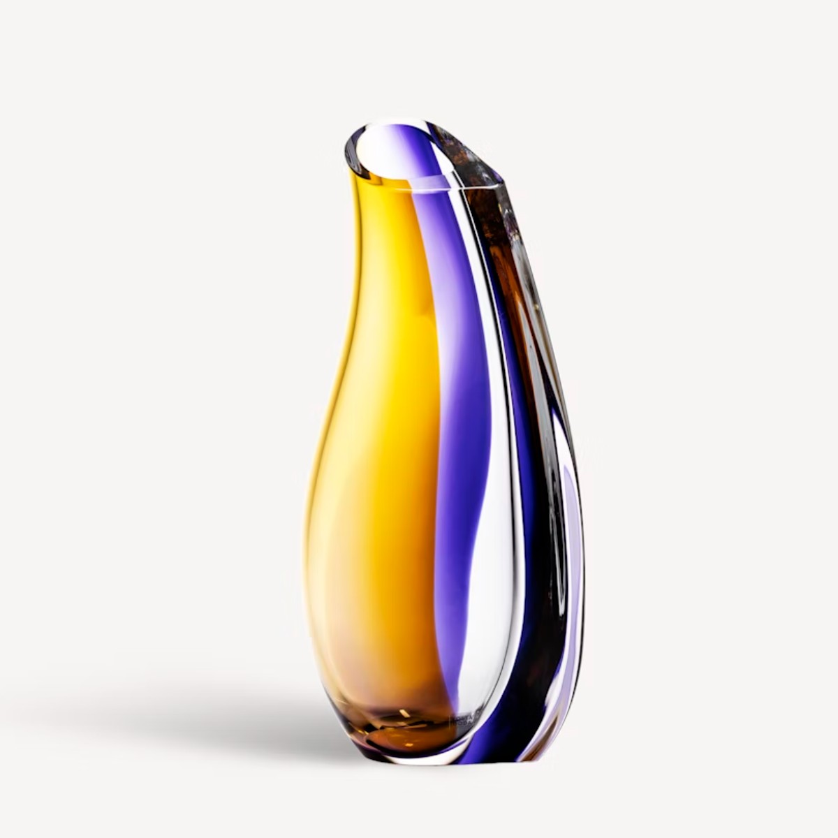 Kosta Boda | Orchid Vase Lilac/Amber