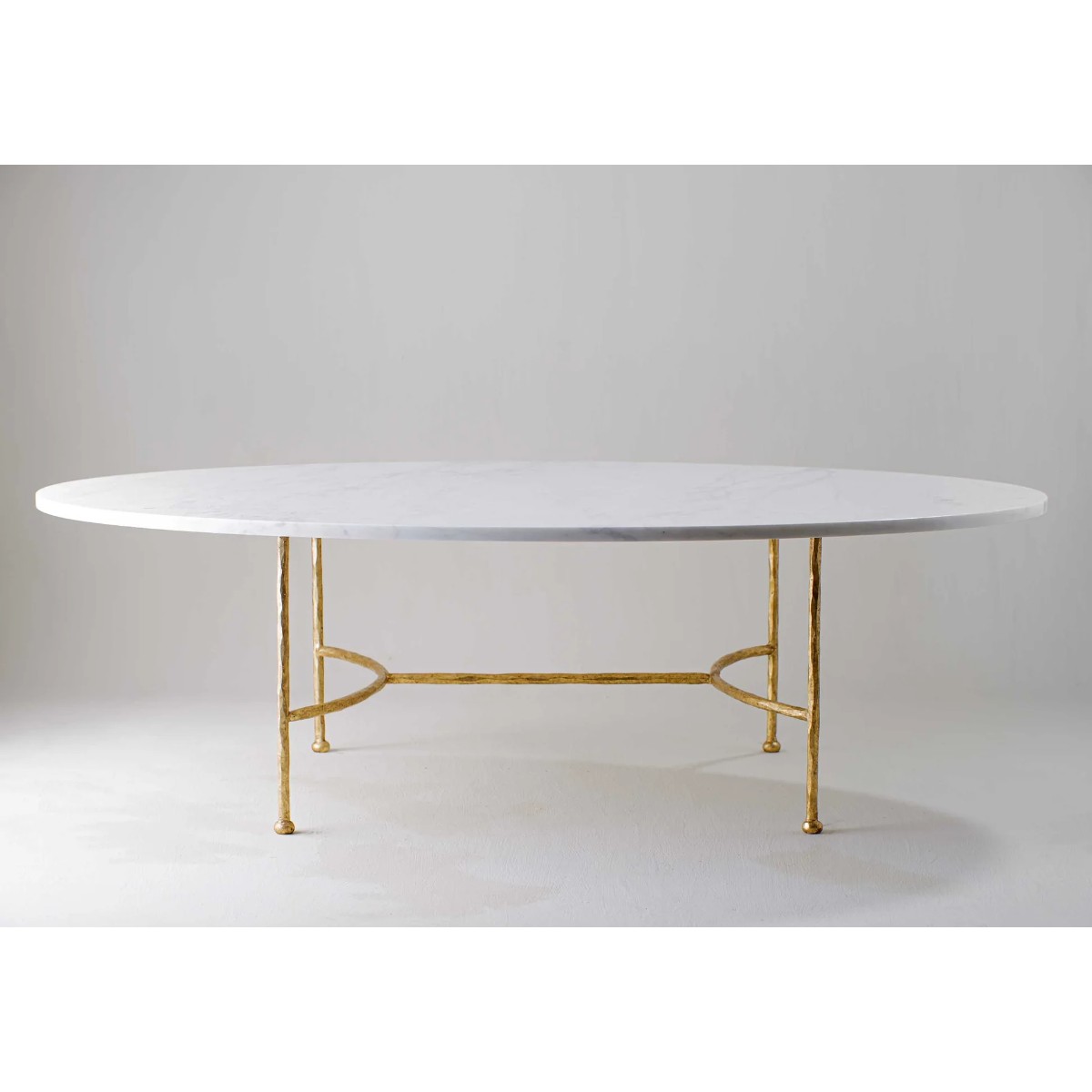 Porta Romana | Logan Oval Coffee Table | Gold