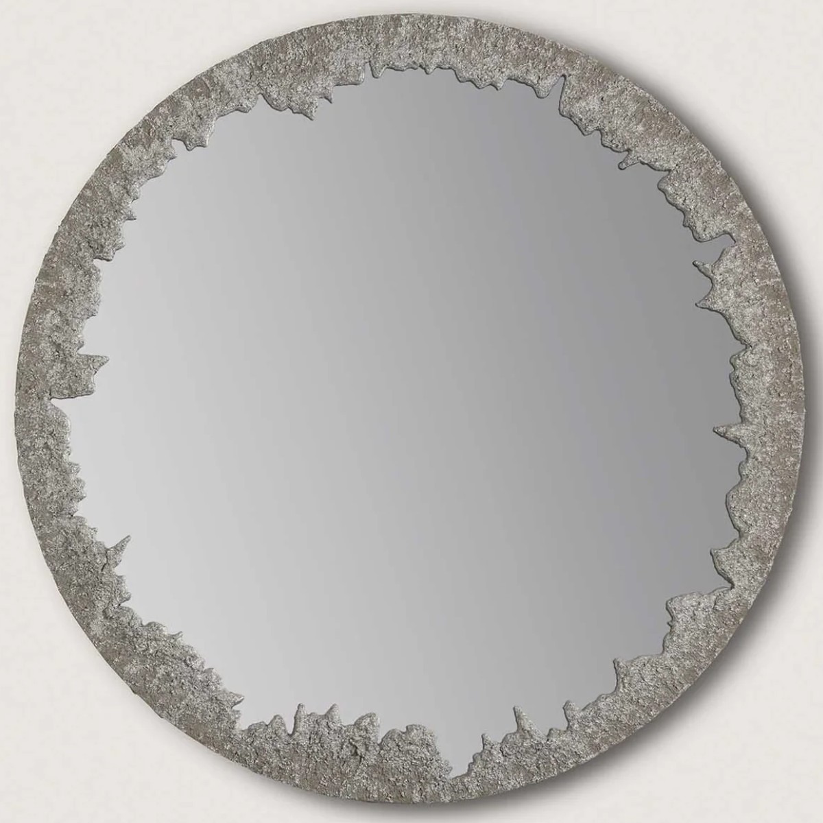 Porta Romana I Crater Mirror I Crater Silver