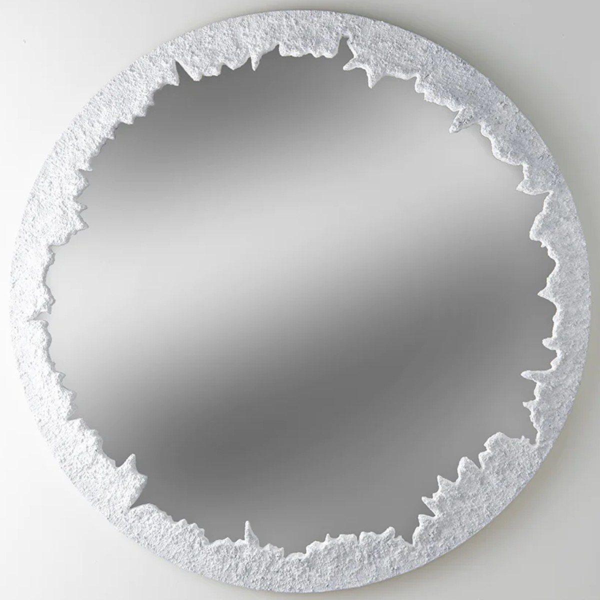 Porta Romana I Crater Mirror | White