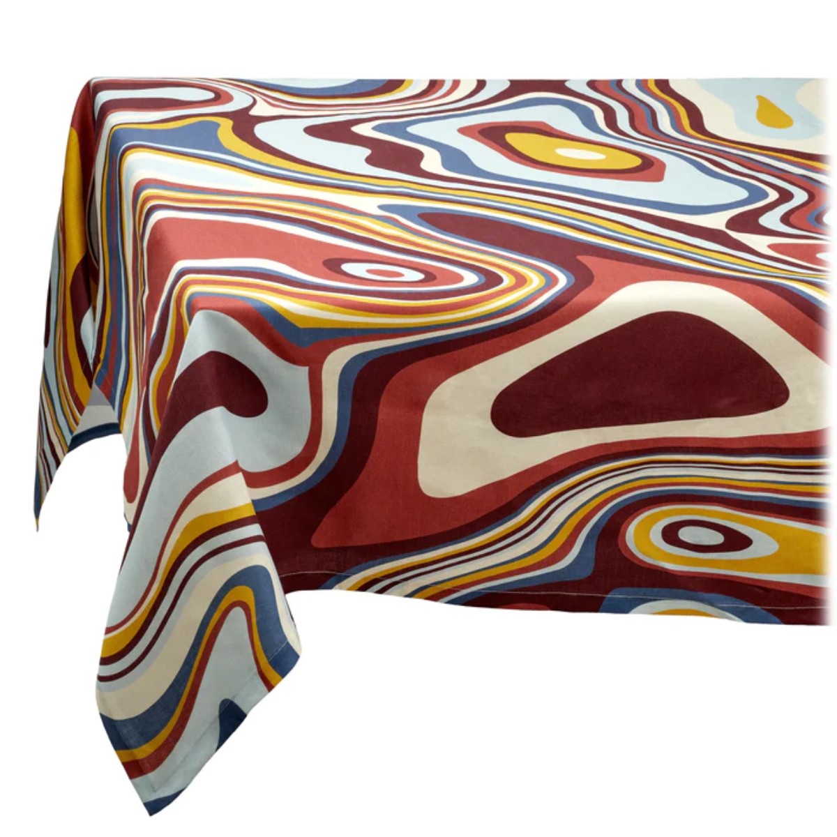 L’Objet | Waves Tablecloth - Medium | Multi-Colour