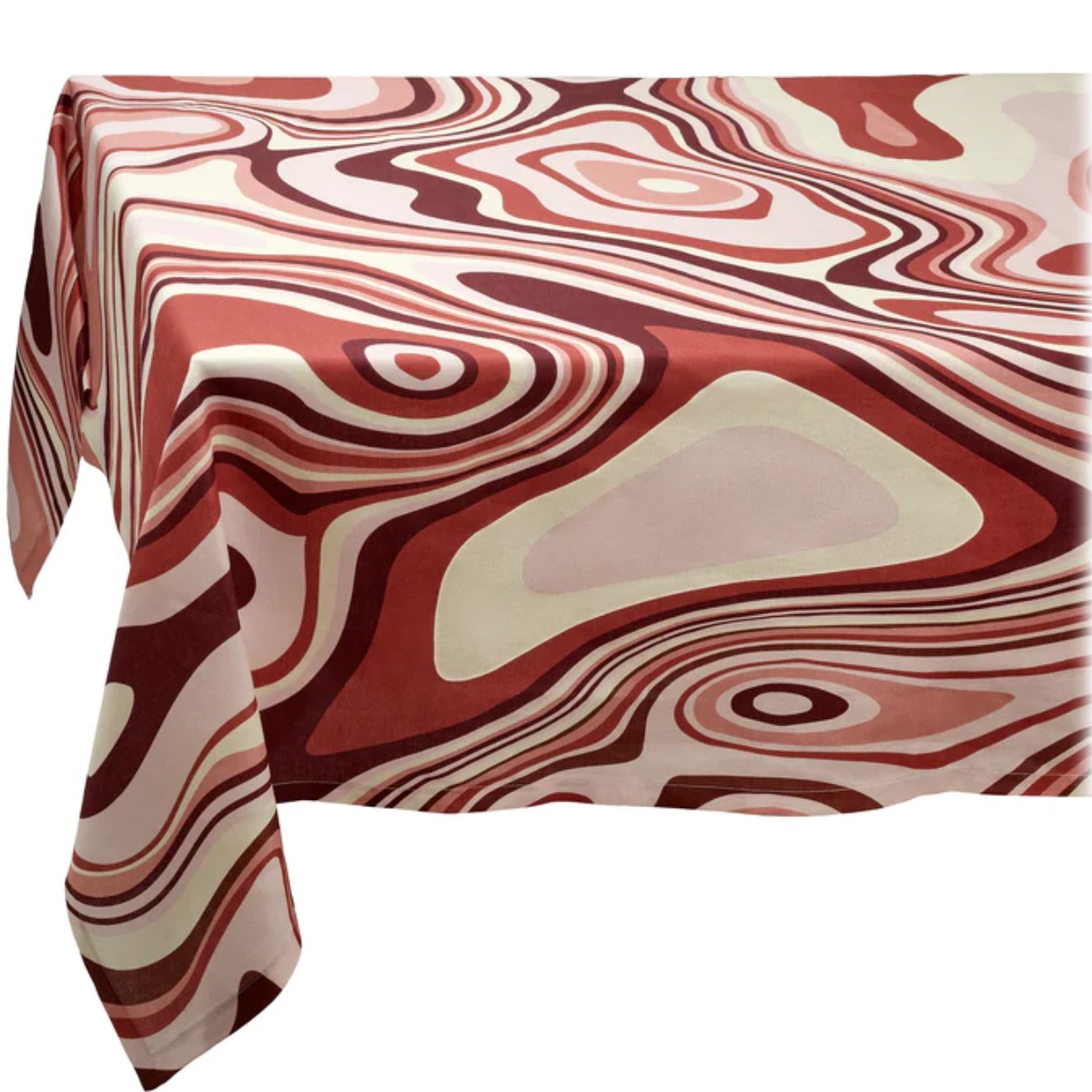 L’Objet | Waves Tablecloth - Medium | Pink