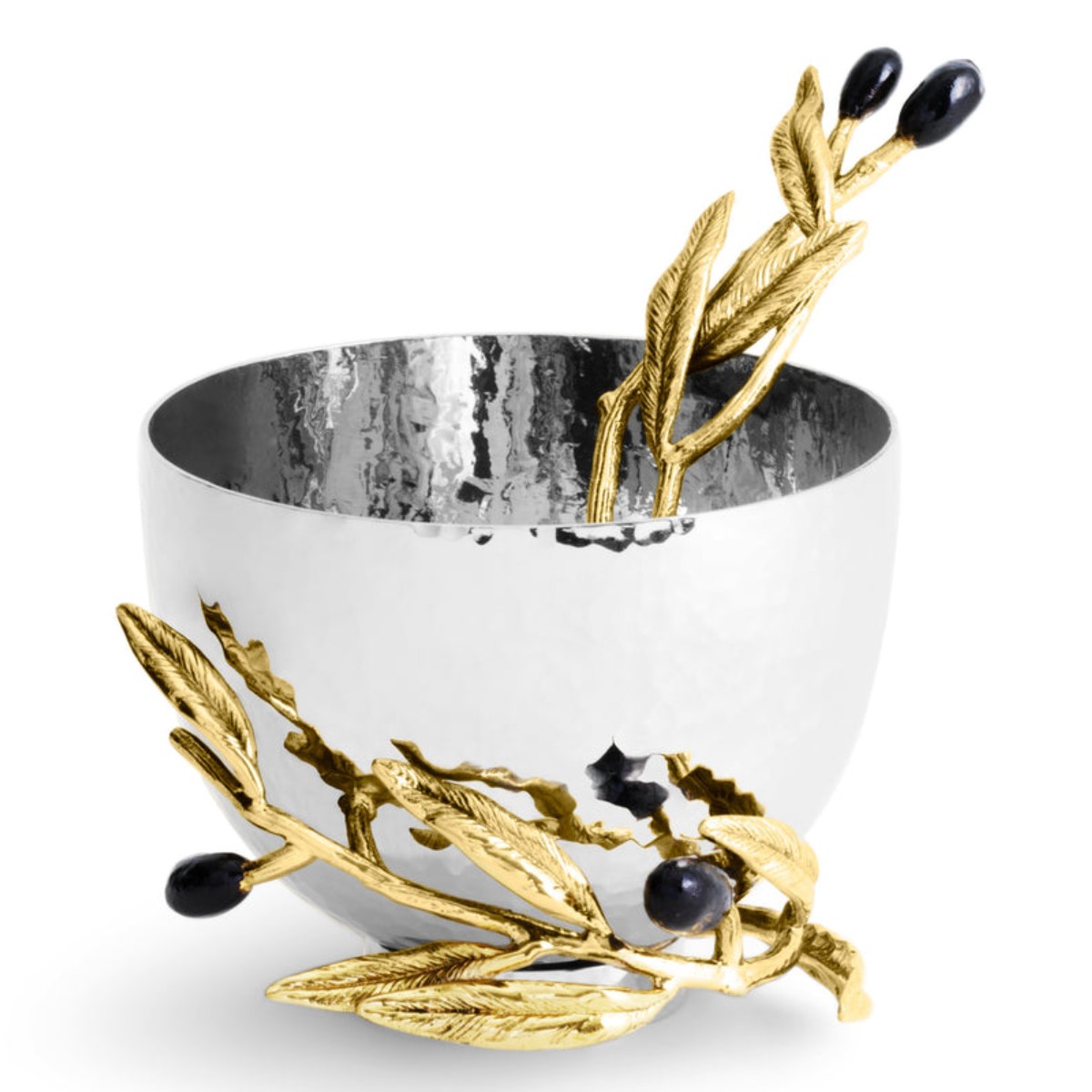 Michael Aram | Olive Branch Nut Dish with Spoon
