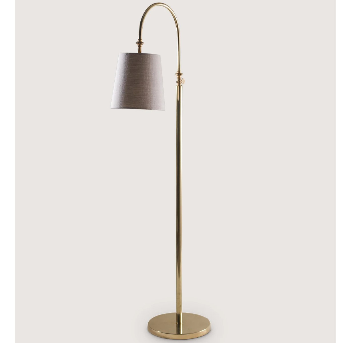 Porta Romana | Hugo Floor Lamp | Polished Brass