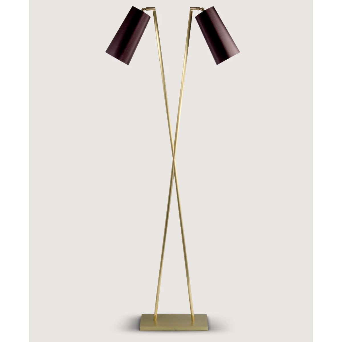 Porta Romana I Motu Floor Lamp | Brass