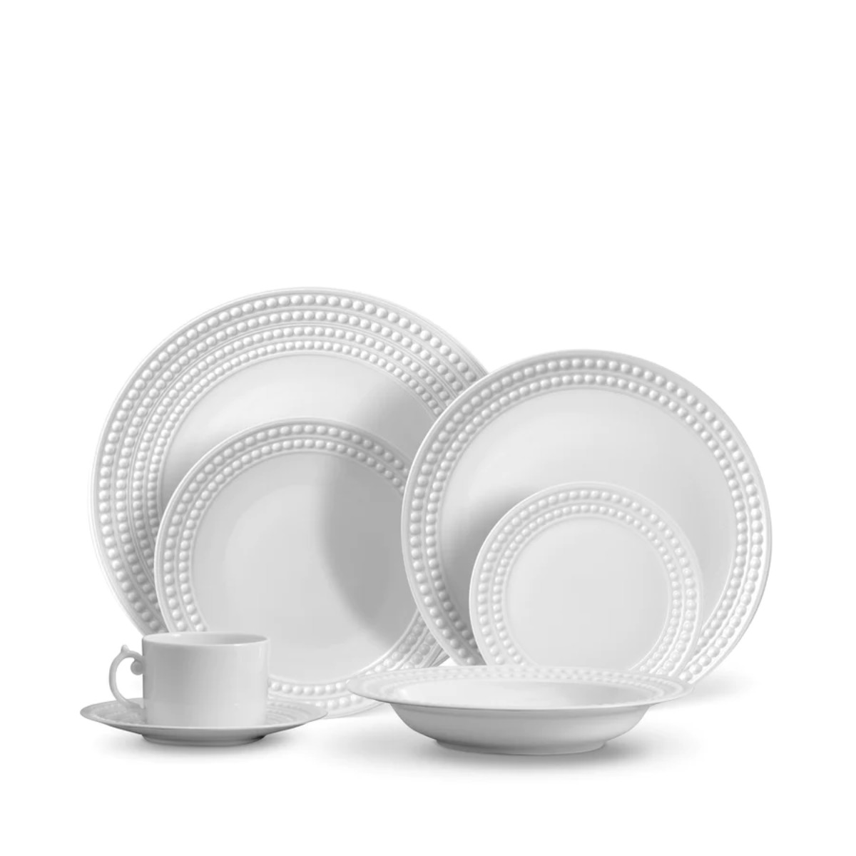 L’Objet | Perlee Dinnerware Set | White