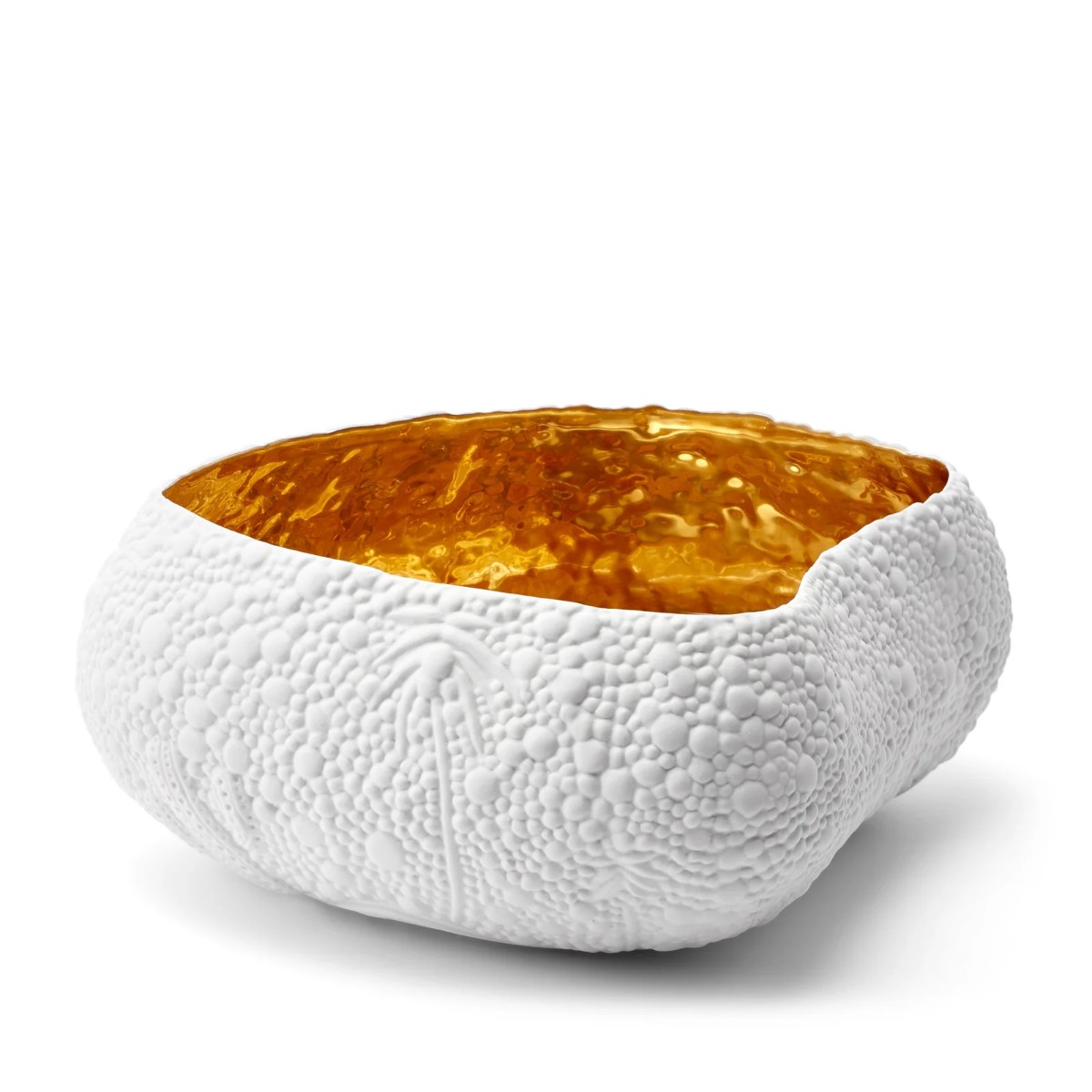 L’Objet | Haas Mojave Desert Bowl - Large | White and Gold
