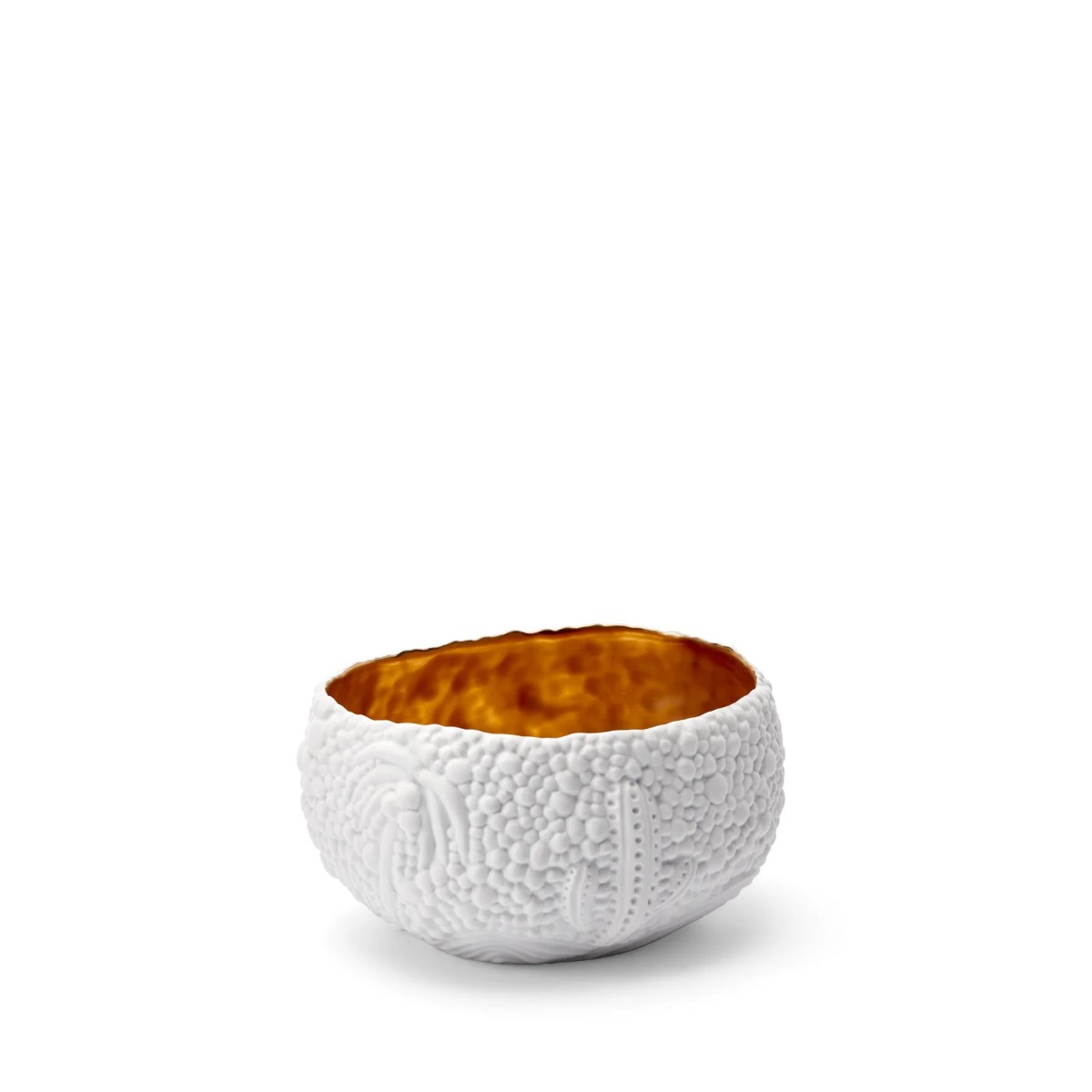 L’Objet | Haas Mojave Desert Bowl - Small | White and Gold