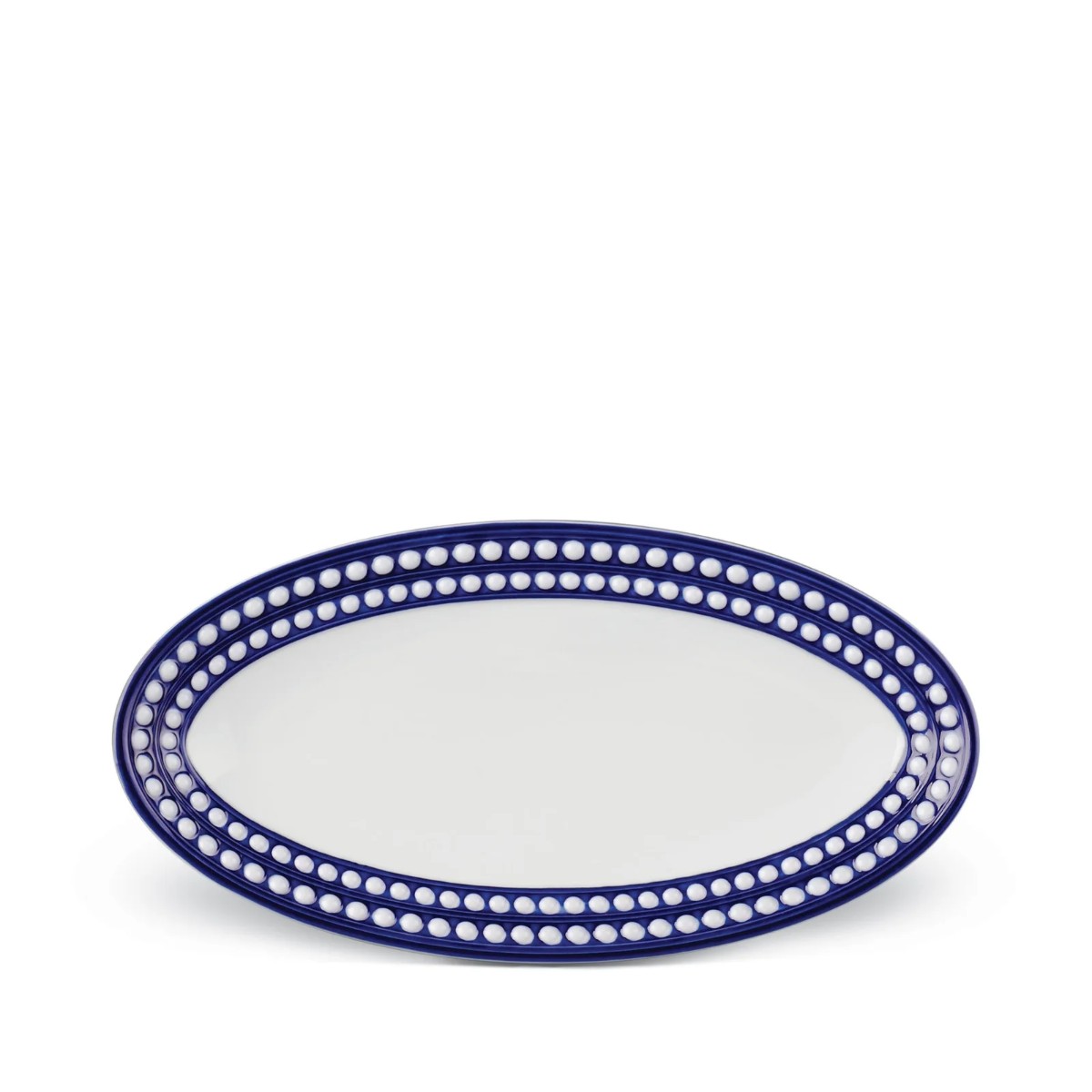 L’Objet | Perlee Oval Platter - Small | Bleu