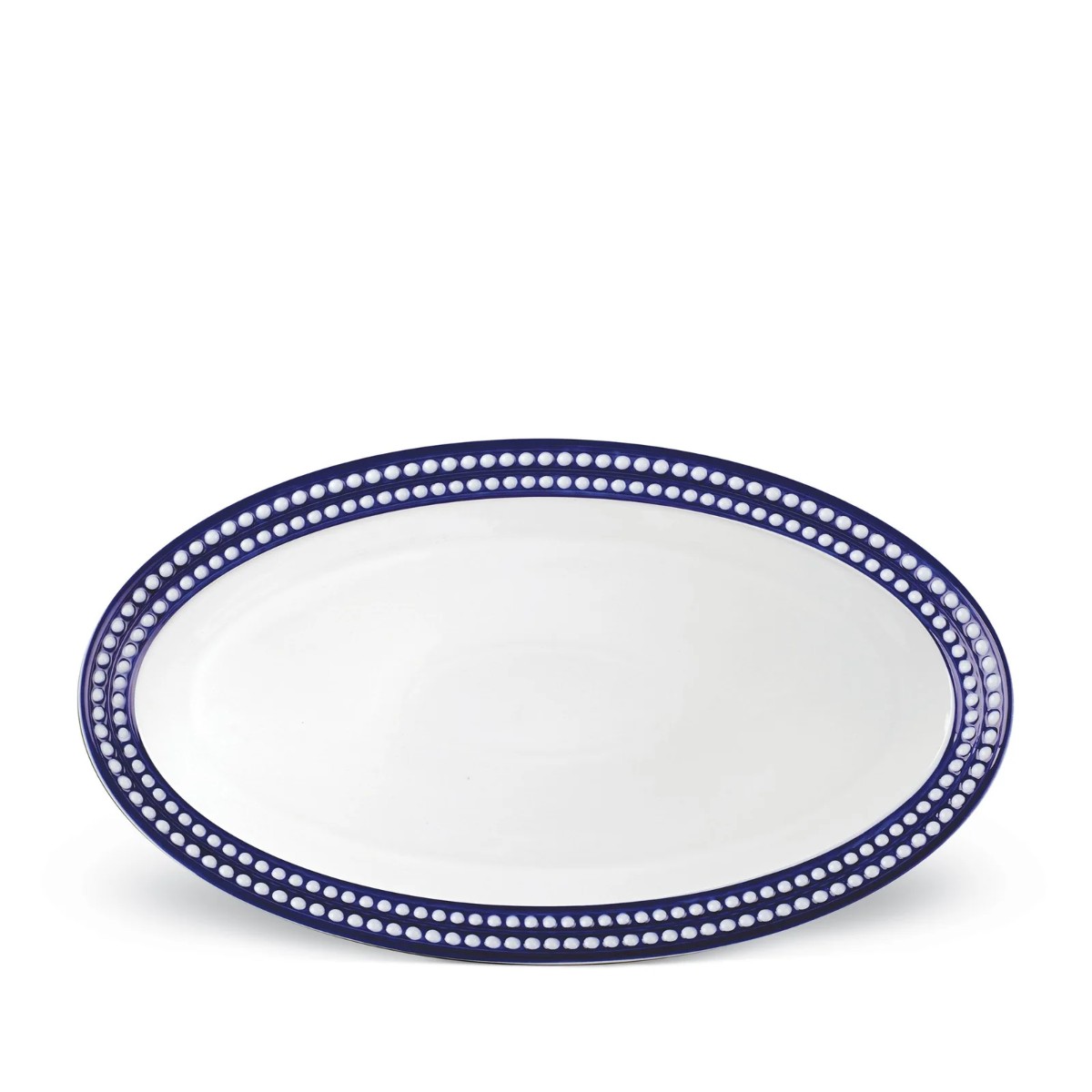 L’Objet | Perlee Oval Platter - Large | Bleu