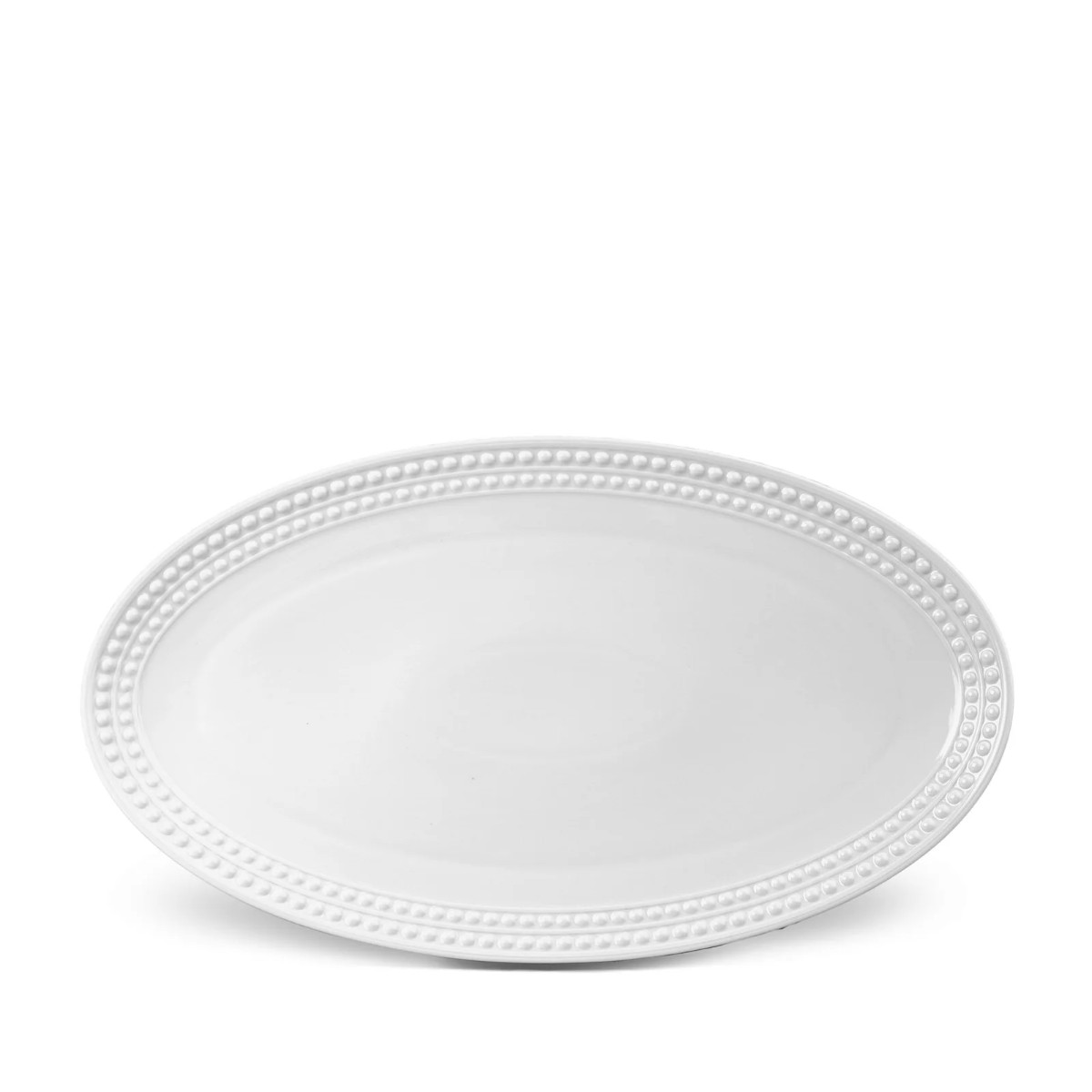 L’Objet | Perlee Oval Platter - Large | White