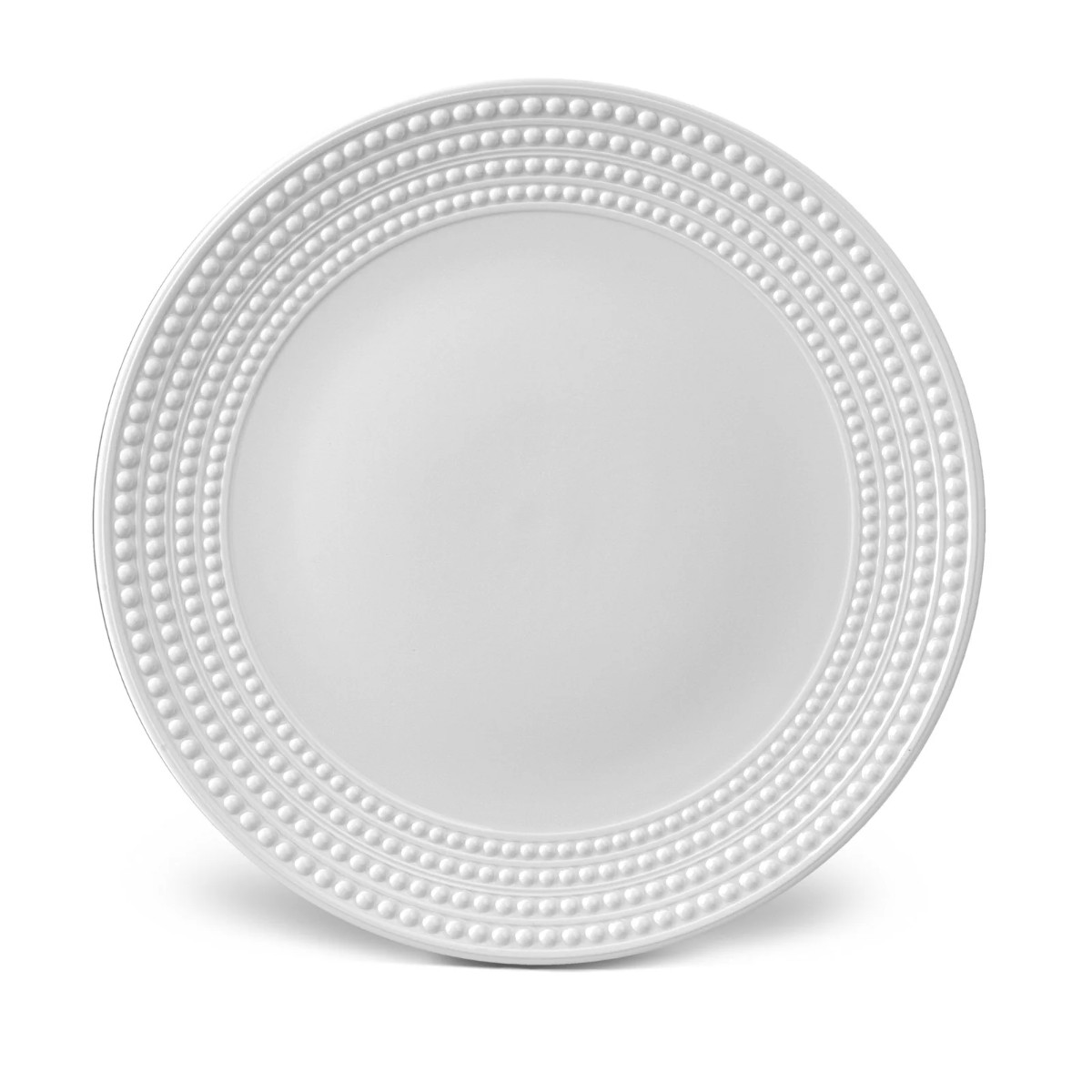 L’Objet | Perlee Round Platter | White