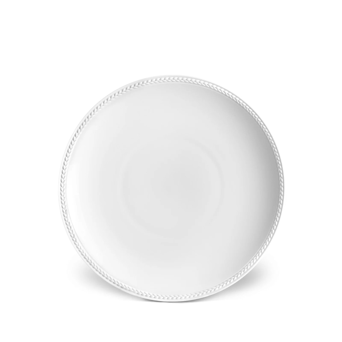 L’Objet | Soie Tressee Soup Plate | White