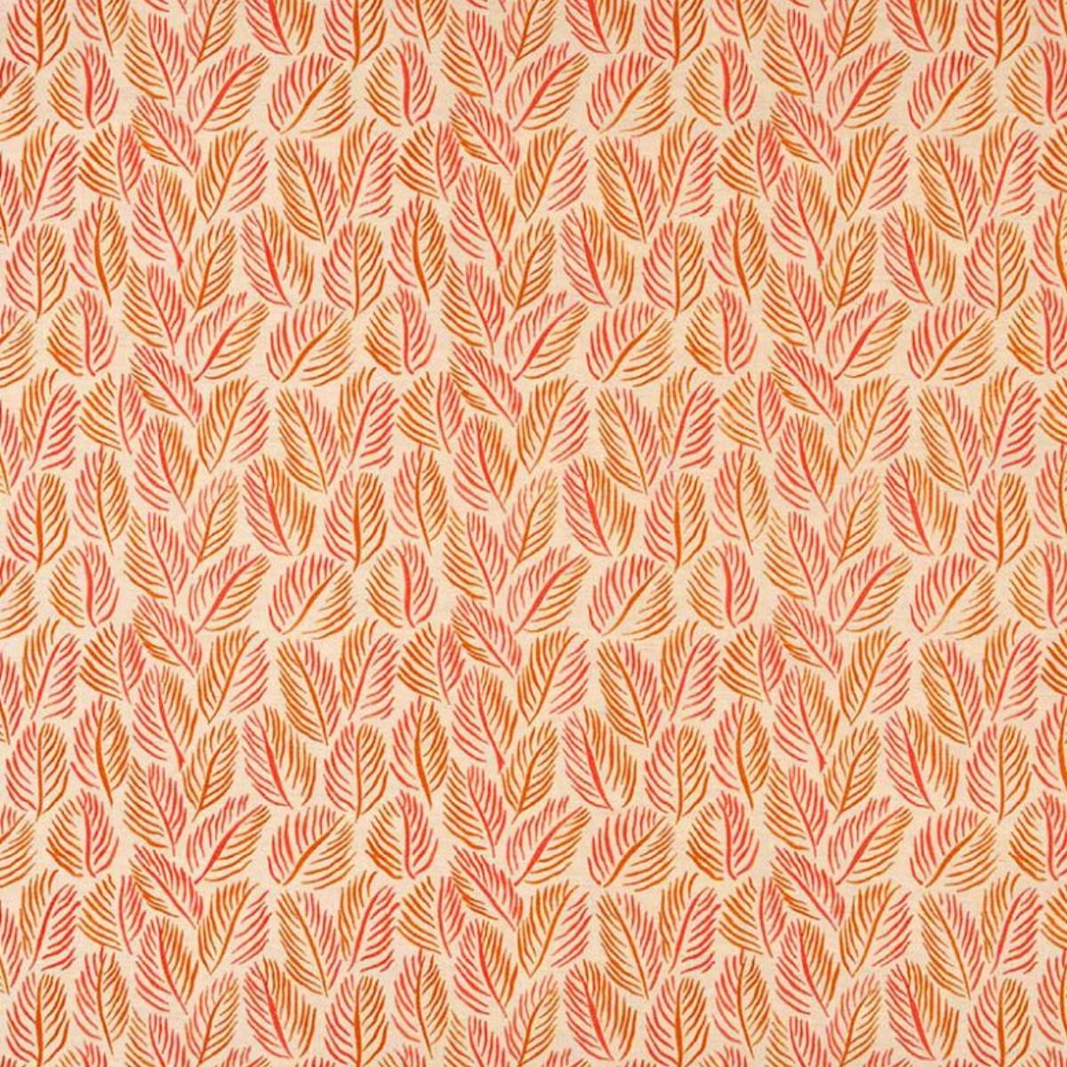 Christopher Farr Cloth | Armatures Feuilles | Orange
