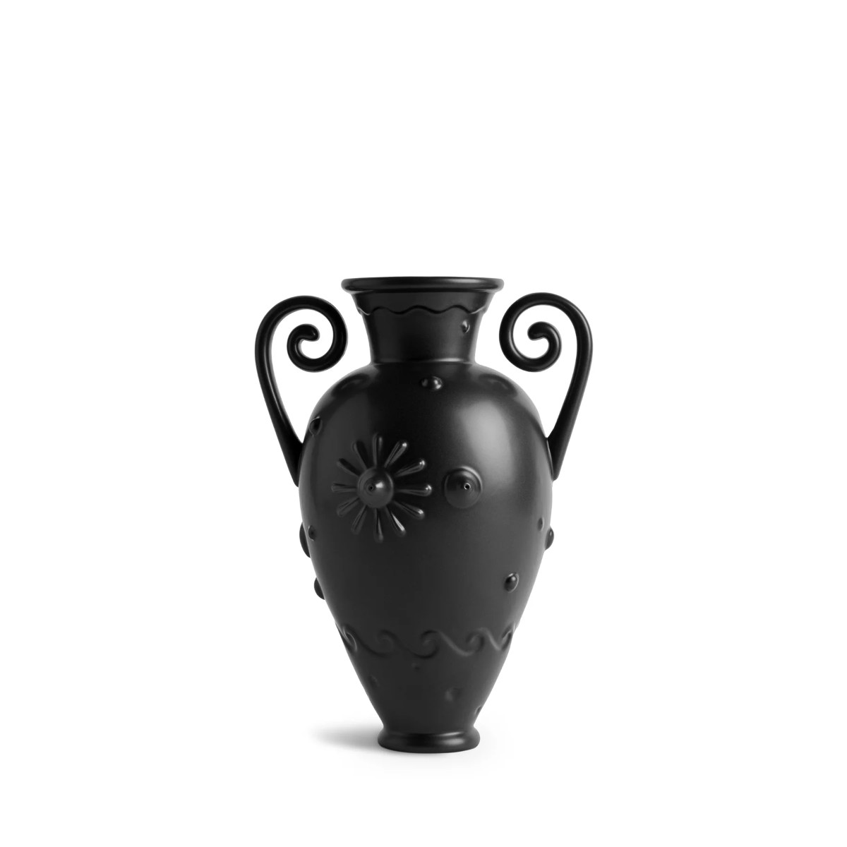 L’Objet | Pantheon Orpheus Amphora Vase | Black