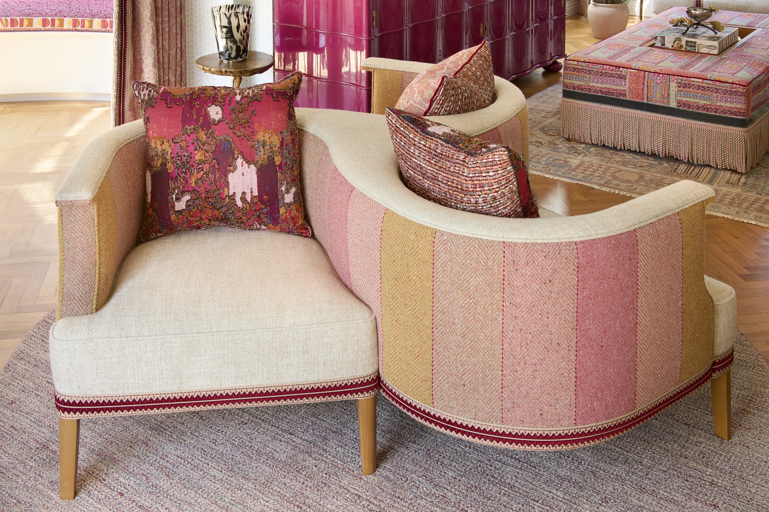 conversational chair tete-e-tete