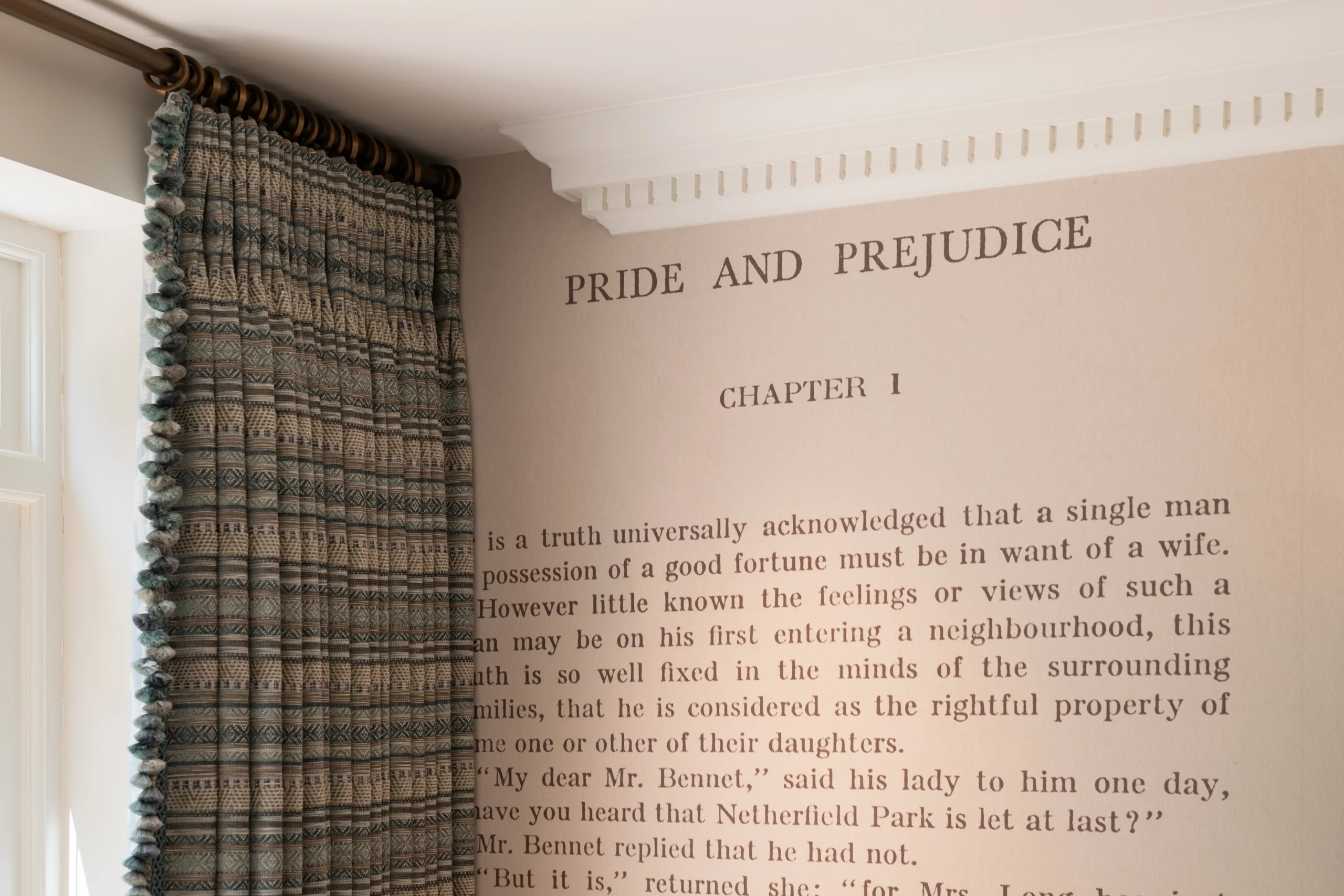 Luxury wallpaper Pride and Prejudice