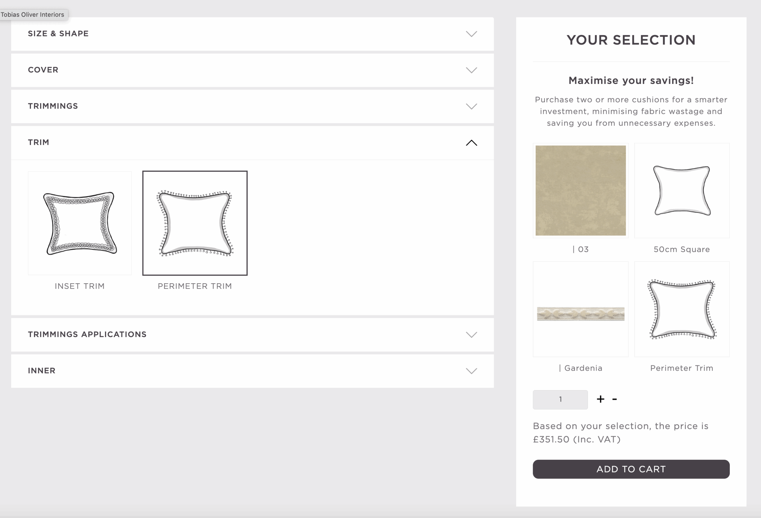 Step 4. Trim Placement