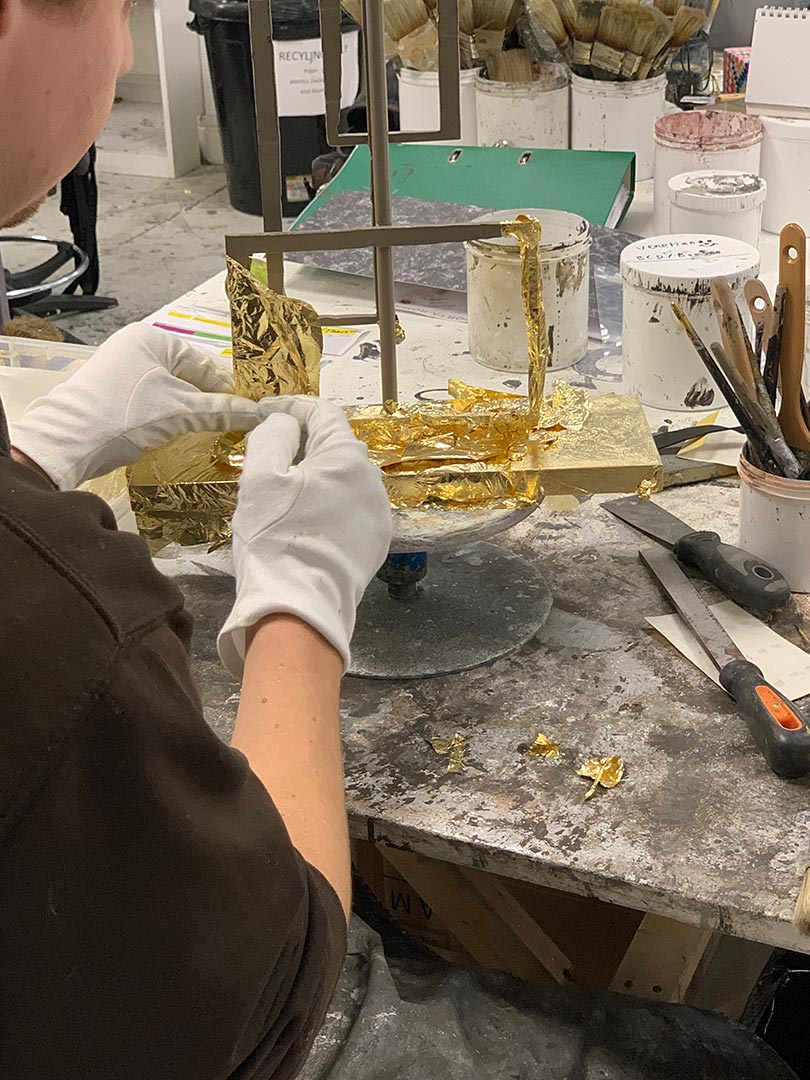 Figure 9 Gilding at work…! Figure 9 Gilding at work…!