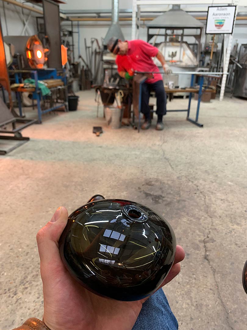 Figure 22 Freshly made pebble...