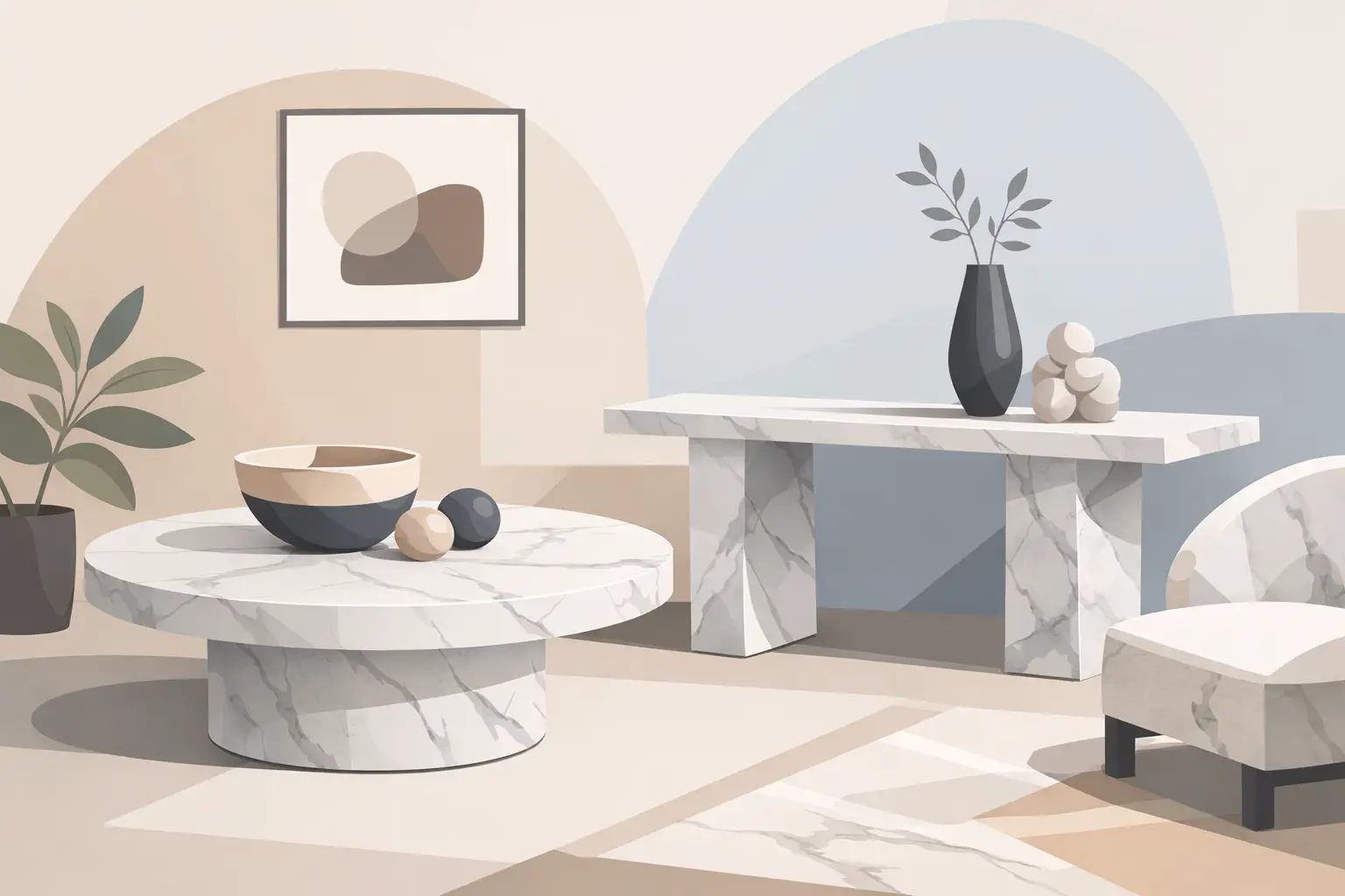 Marble Furniture for Refined Interiors
