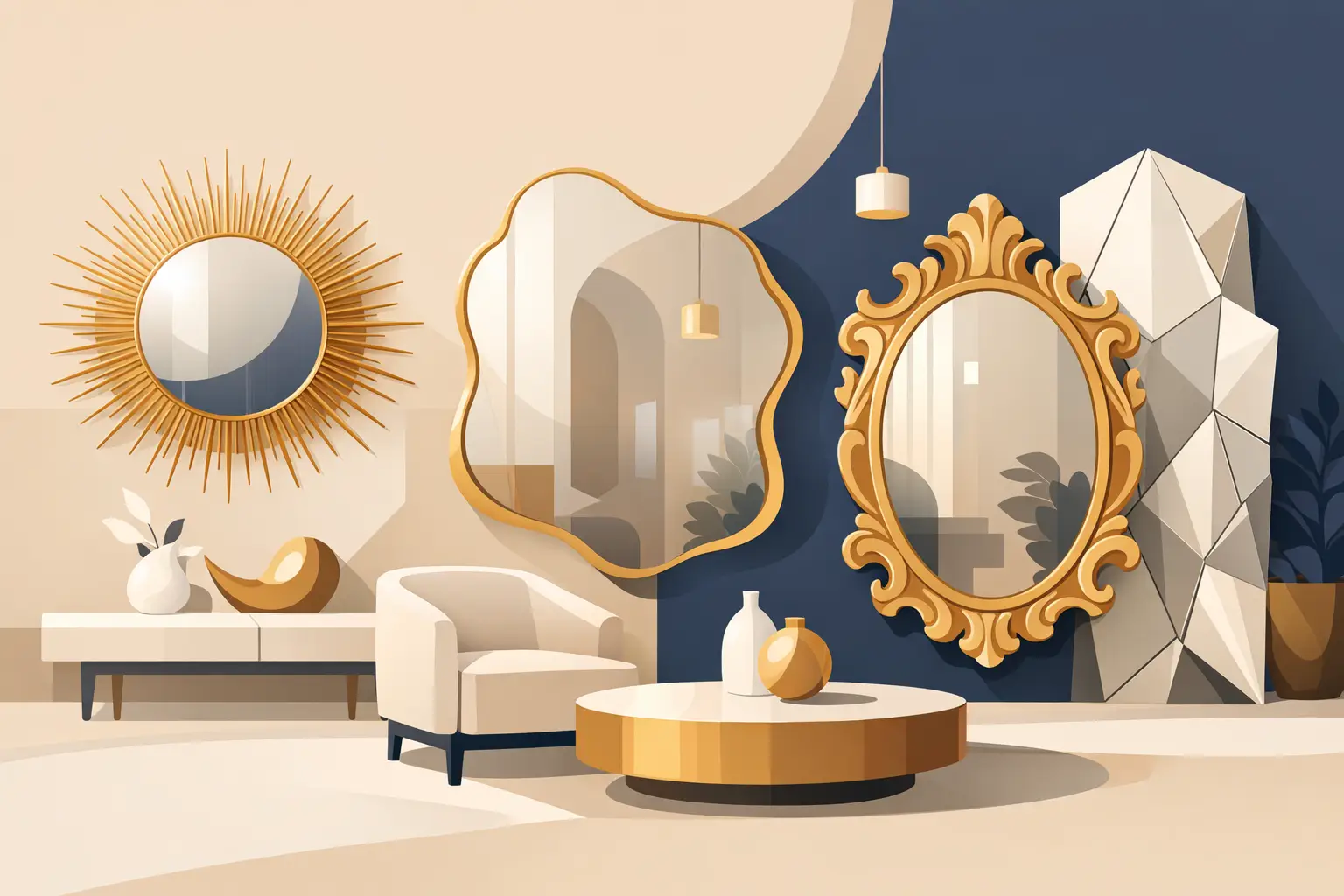 Best Statement Mirrors for Luxury Interiors