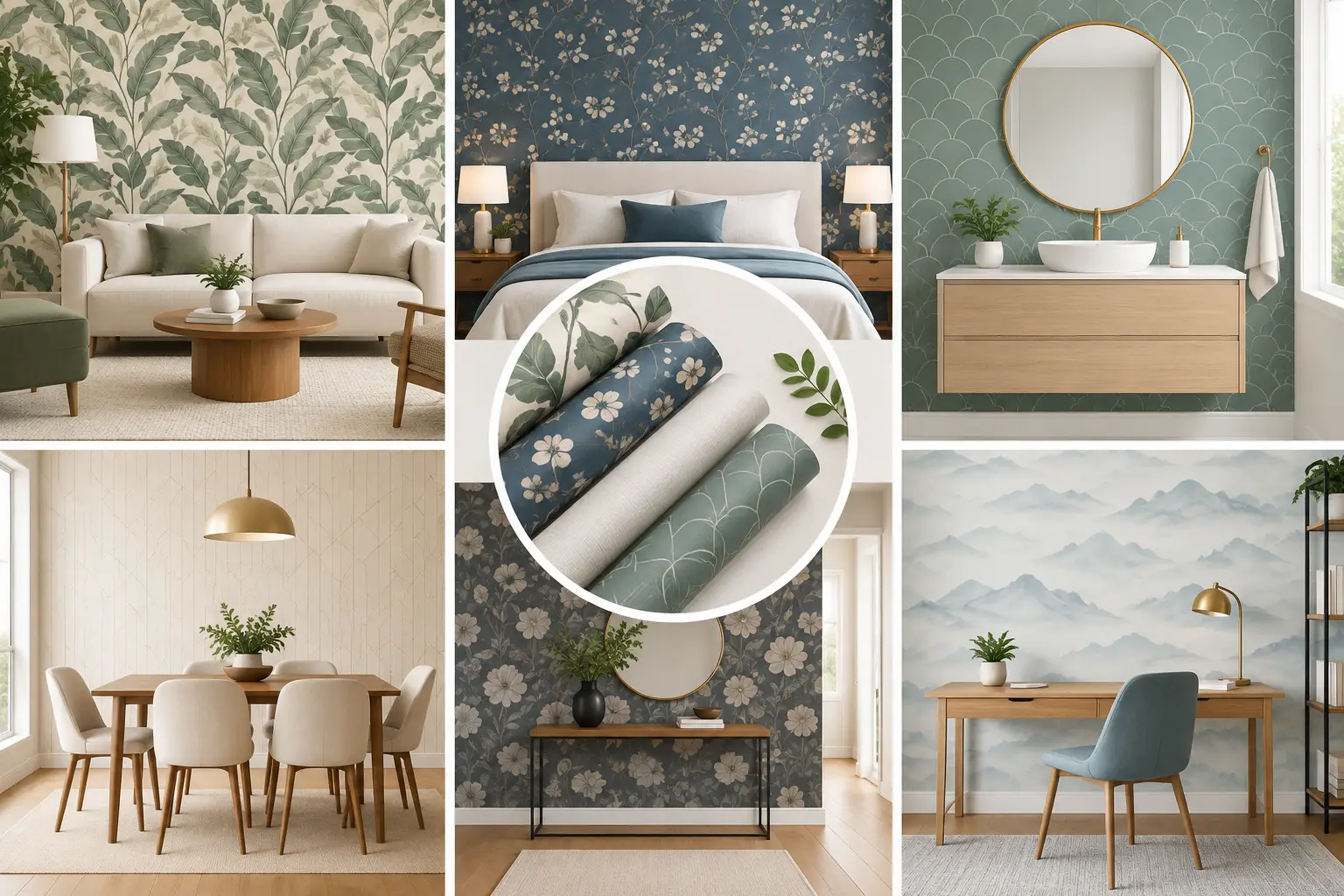 How to Decorate With Designer Wallpaper in Every Room